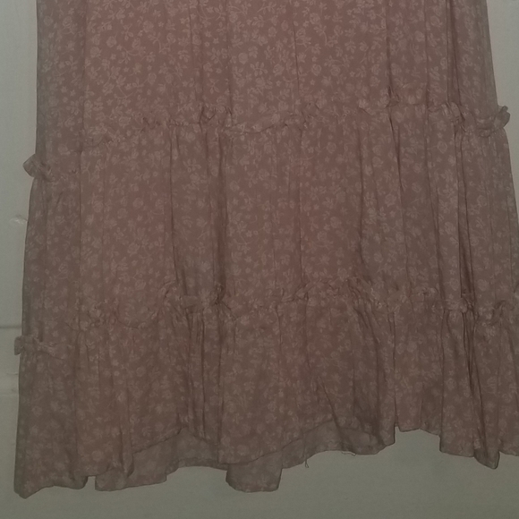 Pink rose wrap dress - Picture 2 of 7